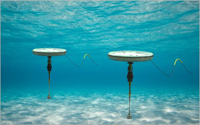 Wave Energy: Two fully submerged CETO 6 devices
