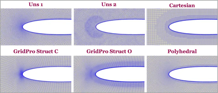 Cell distribution near the leading edge