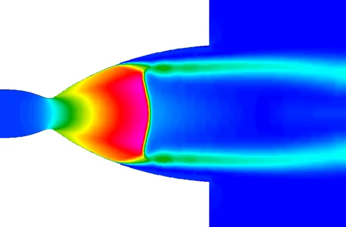  Overexpanded separated flow in VOLVO S1 nozzle