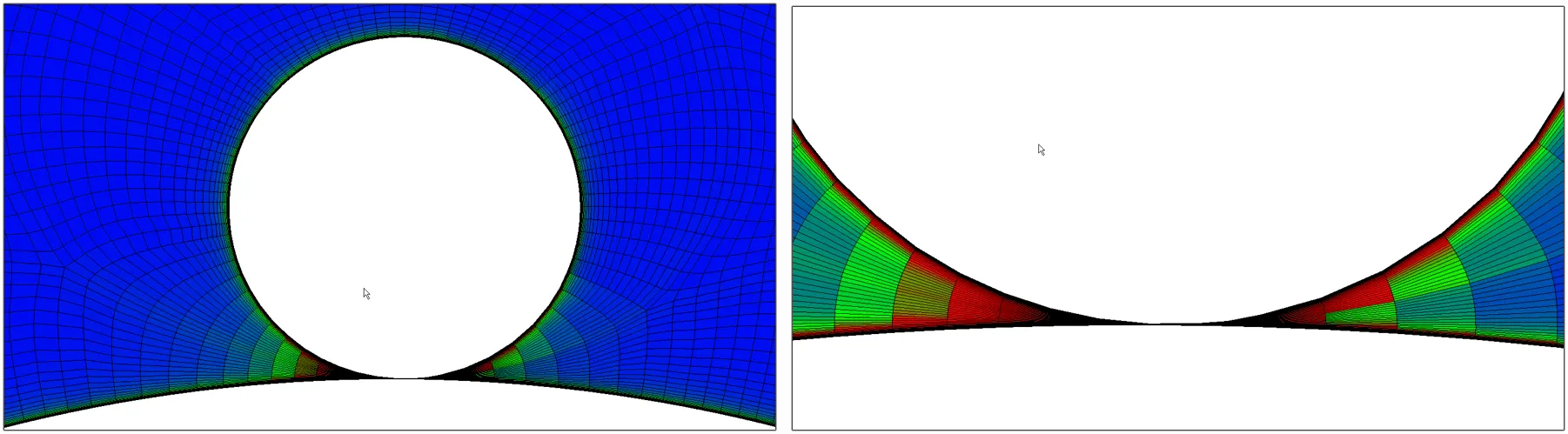 Cell aspect ratio distribution:- The red cells in the above image show cells with aspect ratios above 400.