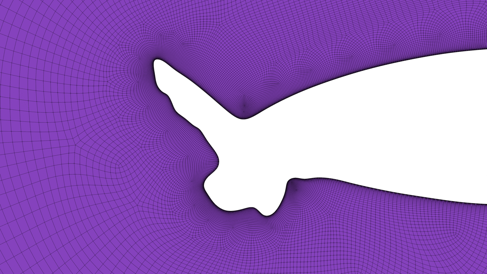GridPro's single-topology multiple grid approach helps to rapidly generate high-quality meshes for multiple icing variants.